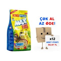 Kiki Excellent Kuş Max Menu Kanarya Yemi 500 Gr 12'li Paket