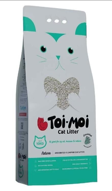 Toi Moi Natura Kokusuz Kedi Kumu 10 Kg