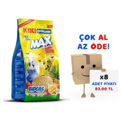 Kiki Excellent Kuş Max Menu Ballı Muhabbet Yemi 1000 Gr 8'li Paket
