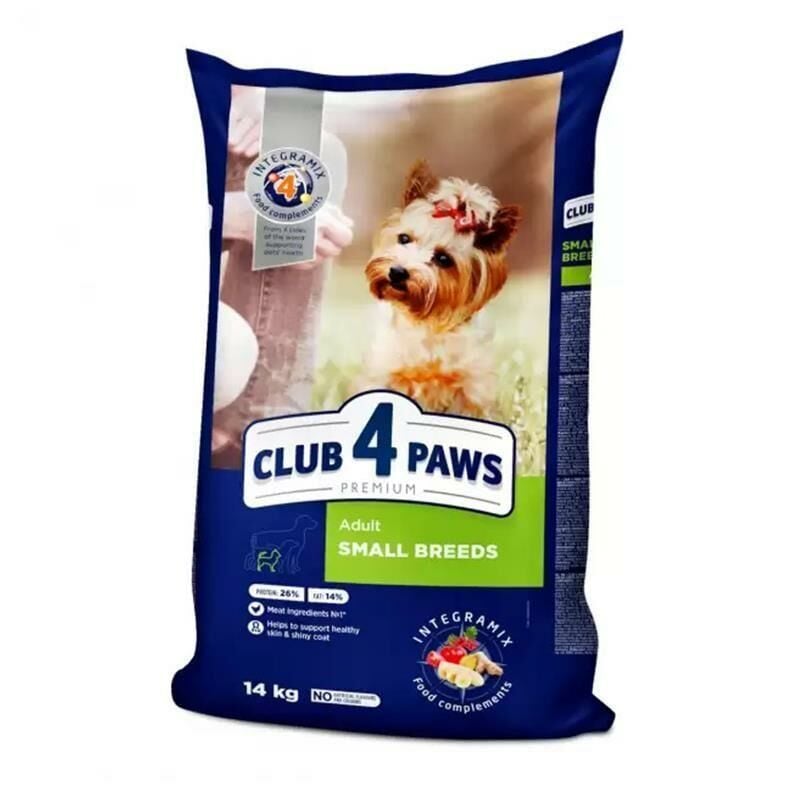 Club4Paws Premium Tavuklu Küçük Irk Yetişkin Köpek Maması 14 Kg