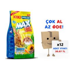 Kiki Excellent Kemirgen Max Menu Tavşan Yemi 500 Gr 12'li Paket