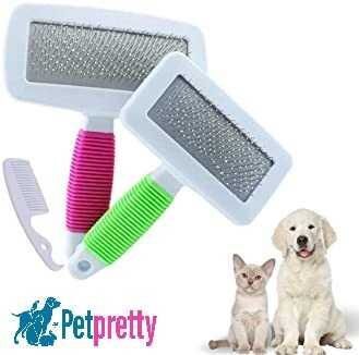 Petpretty Kedi Ve Köpek İçin Silikonlu Saplı Fırça