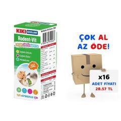 KIKI Excellent Kemirgen Rodent-Vit Vitamin Desteği 25 ml 16'lı Paket