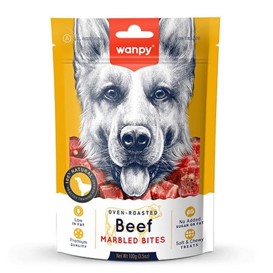 Wanpy Marbled Dana ve Tavuk Etli Köpek Ödülü 100 Gr
