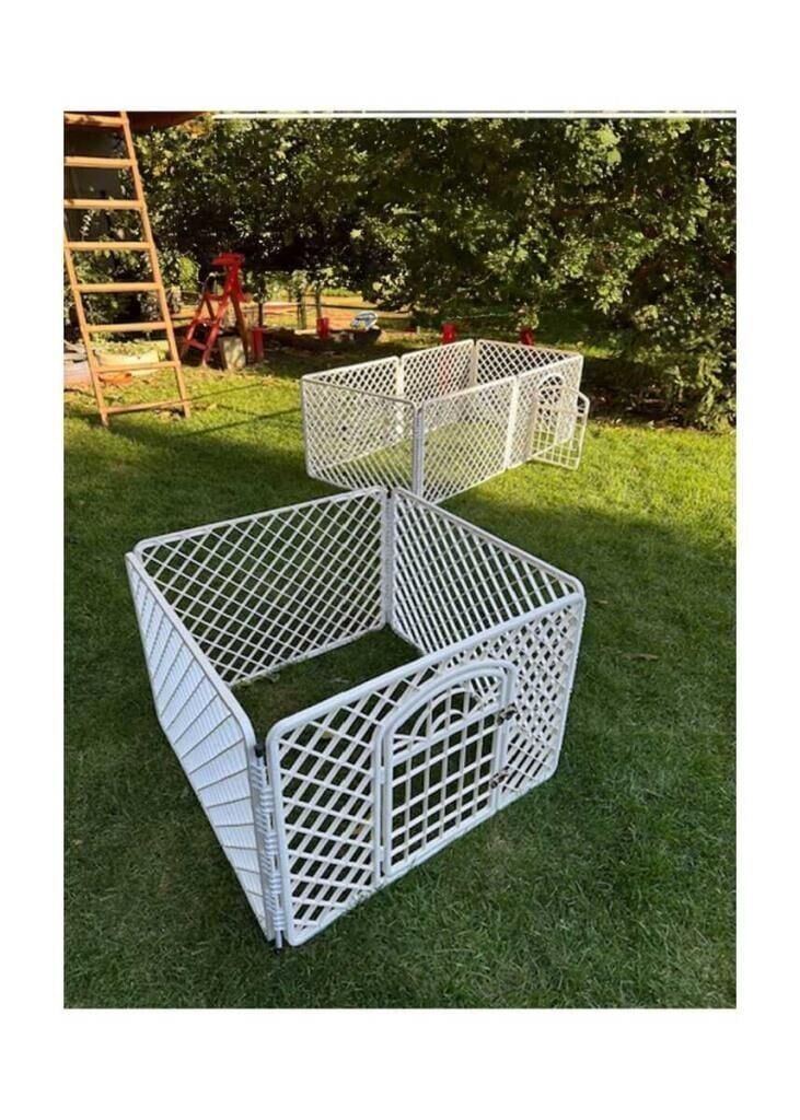 Petpretty Plastik Bahçe Çiti 4 Panel 90*60 Cm