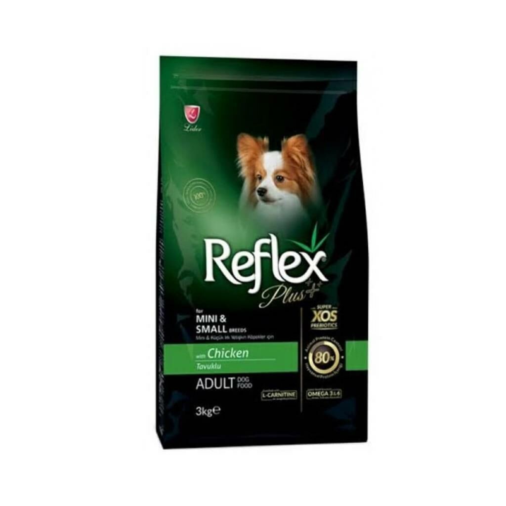 Reflex Plus Küçük Mini Irk Tavuklu Yetişkin Köpek Maması 3 Kg