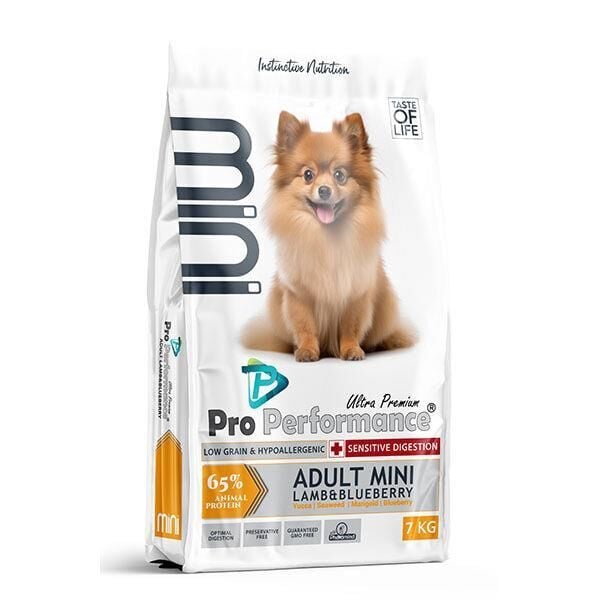 Pro Performance Kuzu Etli ve Yaban Mersinli Küçük Irk Köpek Maması 7 Kg